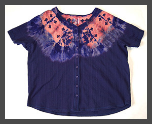 Positive Necklace buttondown blouse